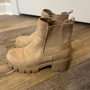 Tan boots